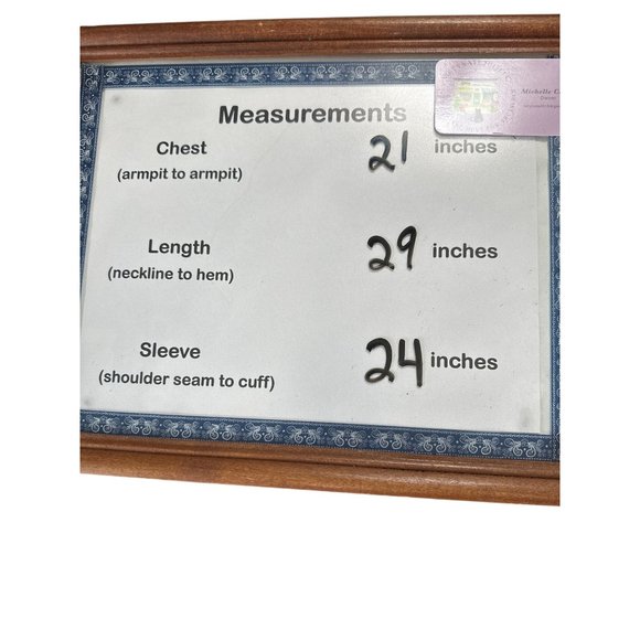 Coldwater Creek size M red textured 4 button top - Picture 6 of 6